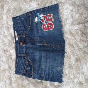 Whole House Vintage Denim Mini Skirt XS (26)